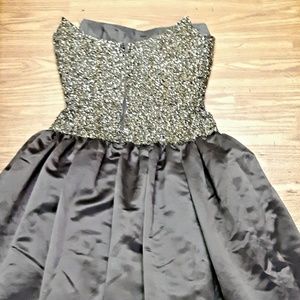 BOB MACKIE 1980S VINTAGE STRAPLESS GOWN